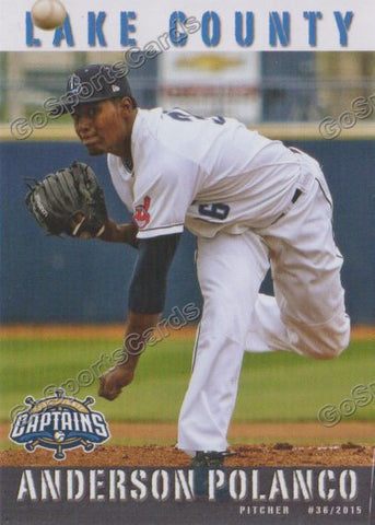 2015 Lake County Captains Anderson Polanco