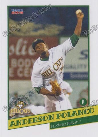 2016 Lynchburg Hillcats Anderson Polanco