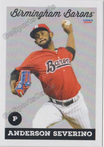 2021 Birmingham Barons Anderson Severino