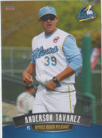 2016 Myrtle Beach Pelicans Anderson Tavarez