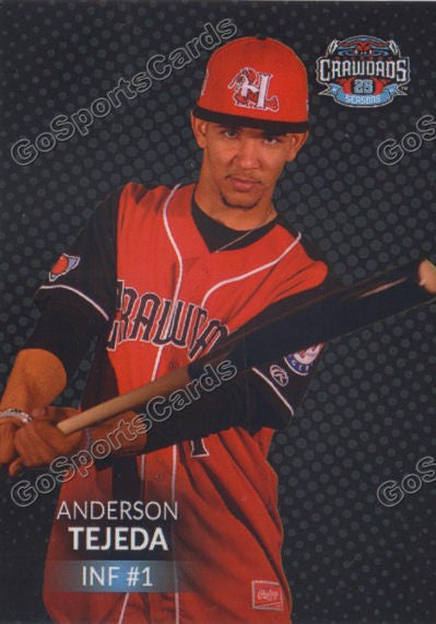 2017 Hickory Crawdads Anderson Tejeda
