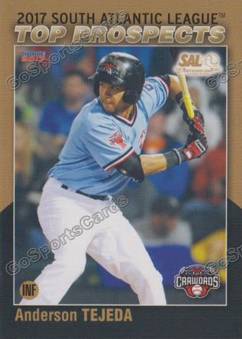 2017 South Atlantic League Top Prospects SAL Anderson Tejeda