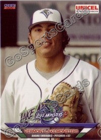 2006 Vermont Lake Monsters Andre Enriquez