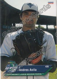2012 Vermont Lake Monsters Andres Avila