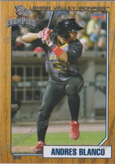 2014 Lehigh Valley IronPigs 2nd Andres Blanco