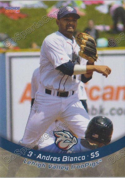 2014 Lehigh Valley IronPigs Andres Blanco