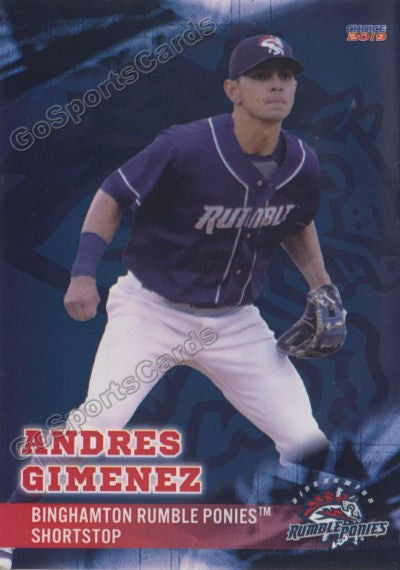 2019 Binghamton Rumble Ponies Andres Gimenez