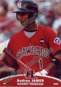 2009 Hickory Crawdads Andres James