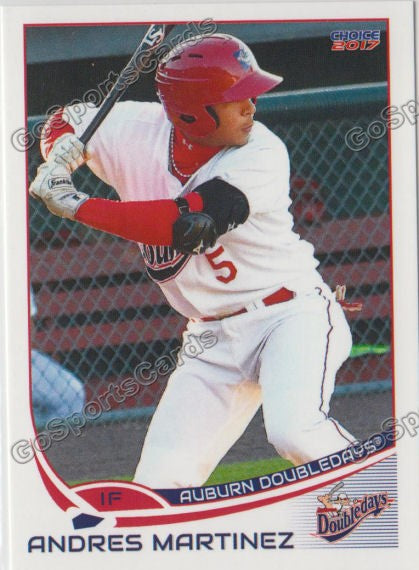 2017 Auburn Doubledays Andres Martinez