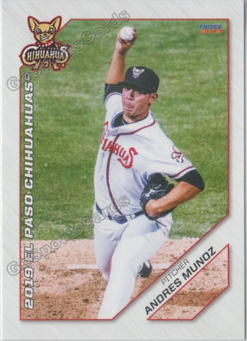 2019 El Paso Chihuahuas Andres Munoz