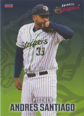 2019 Gwinnett Stripers Andres Santiago