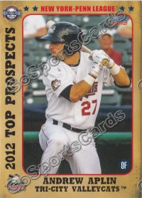 2012 New York Penn League Top Prospects NYPL Andrew Aplin