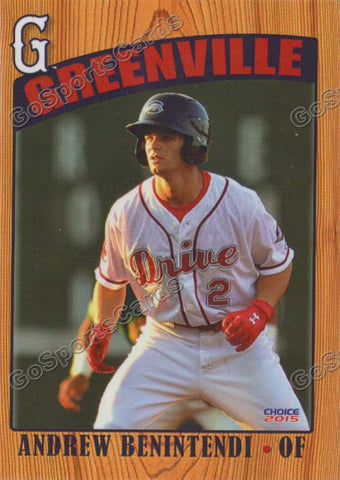 2017 Greenville Drive 2015 ReIssue Andrew Benintendi