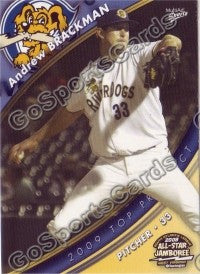 2009 South Atlantic League SAL Top Prospect Andrew Brackman