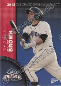 2012 Colorado Springs Sky Sox Andrew Brown