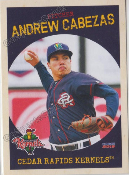 2019 Cedar Rapids Kernels Andrew Cabezas