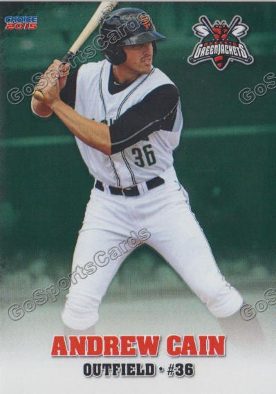 2015 Augusta Greenjackets Andrew Cain