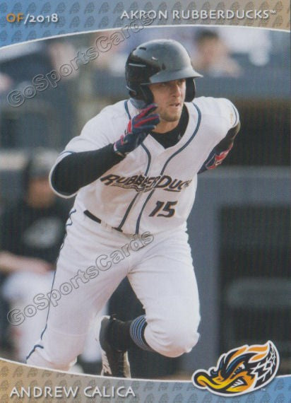 2018 Akron Rubber Ducks Andrew Calica