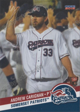 2015 Somerset Patriots Andrew Carignan