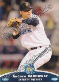 2009 Everett AquaSox Andrew Carraway