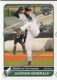 2012 Jackson Generals Andrew Carraway