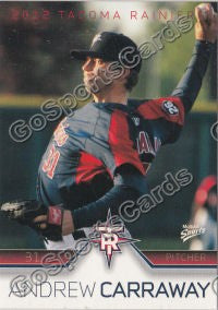 2012 Tacoma Rainiers Andrew Carraway