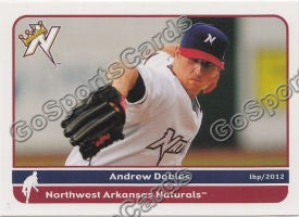 2012 Northwest Arkansas Naturals Andrew Dobies
