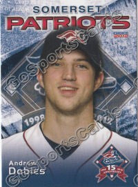 2012 Somerset Patriots Andrew Dobies