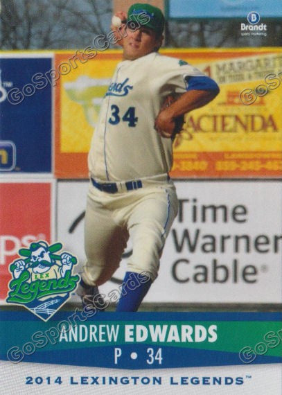 2014 Lexington Legends Andrew Edwards