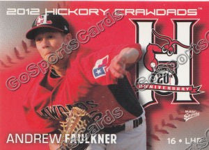 2012 Hickory Crawdads Andrew Faulkner