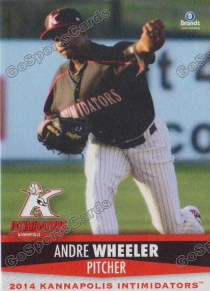 2014 Kannapolis Intimidators Andre Wheeler