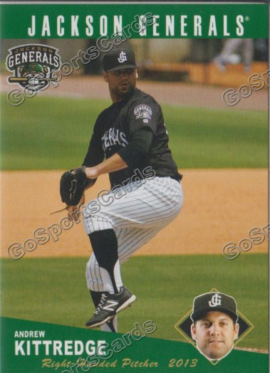 2013 Jackson Generals Andrew Kittredge