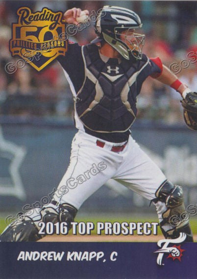 2016 Reading Fightin Phils Top Prospect 25 Andrew Knapp