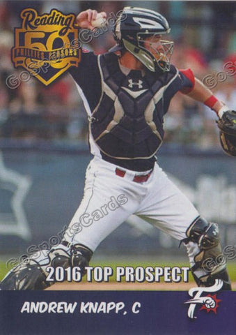 2016 Reading Fightin Phils Top Prospect 25 Andrew Knapp