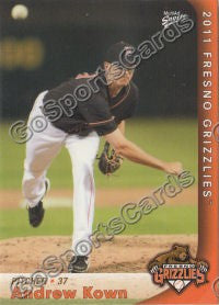 2011 Fresno Grizzlies Andrew Kown