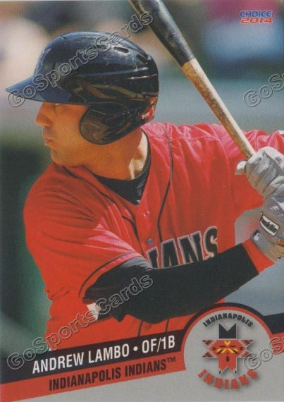 2014 Indianapolis Indians Andrew Lambo