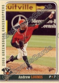 2009 Greensboro Grasshoppers Andrew Loomis