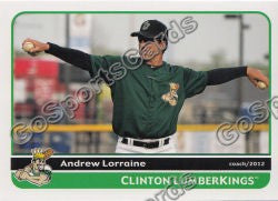 2012 Clinton LumberKings Andrew Lorraine