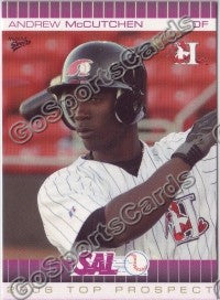 2006 South Atlantic League SAL Top Prospects Andrew McCutchen