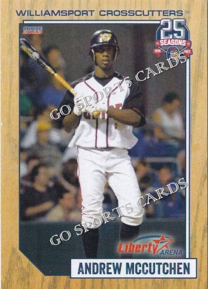 2023 Williamsport Crosscutters 25th Anniversary Andrew McCutchen