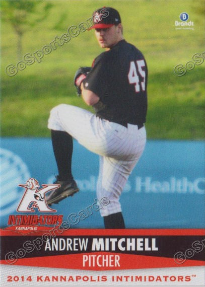 2014 Kannapolis Intimidators Andrew Mitchell