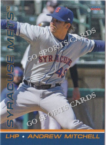 2022 Syracuse Mets Andrew Mitchell