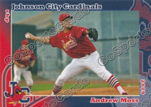 2009 Johnson City Cardinals Andrew Moss