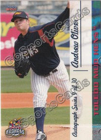 2011 Toledo Mud Hens Andy Andrew Oliver