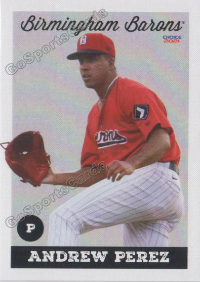 2021 Birmingham Barons Andrew Perez