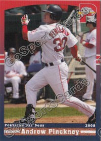 2008 Portland Seadogs Andrew Pinckney