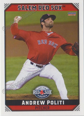 2019 Salem Red Sox Andrew Politi
