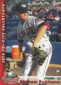 2010 Tri City ValleyCats Andrew James Robinson