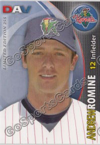 2008 Cedar Rapids Kernels DAV Andrew Romine