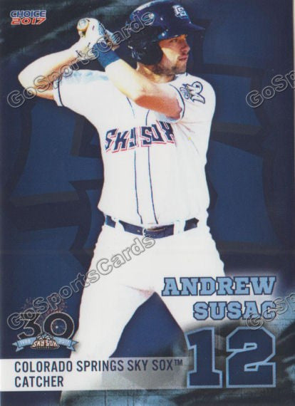 2017 Colorado Springs Sky Sox Andrew Susac